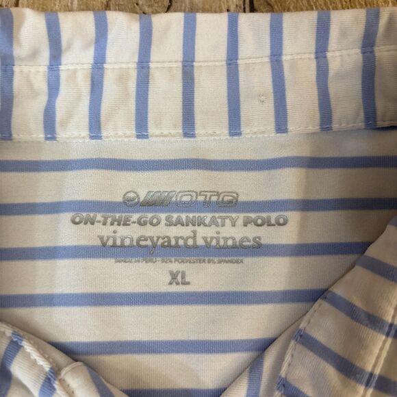 Vineyard Vines Performance On The Go Sankaty Polo Shirt XL - Picture 10 of 14